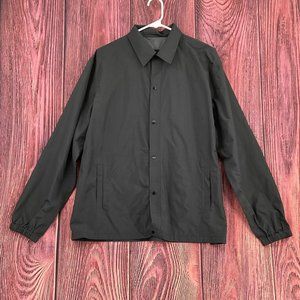 EVO Brand Seattle Skate Windbreaker Jacket Men's Size Medium‎ Black Waterproof
